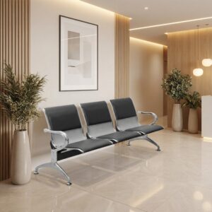 cadeira longarina cromada