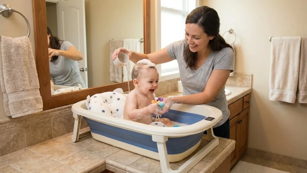 banheira de bebe com entrega rapida no Brasil
