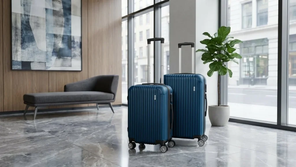 a melhor mala para viagens em uma ambiente moderno