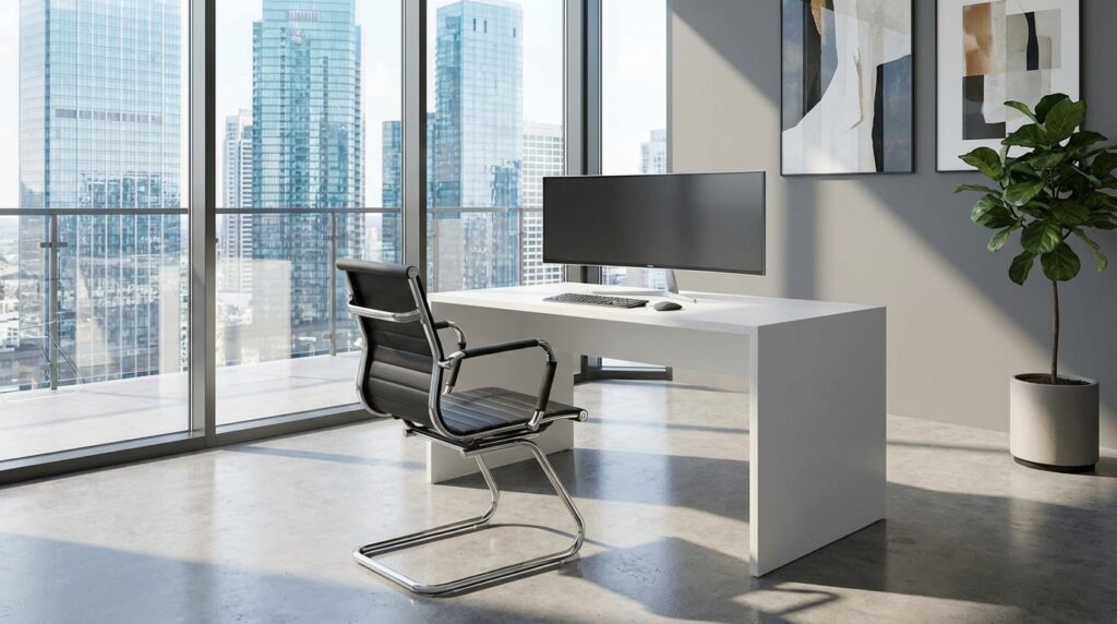 Cadeira Fixa Esteirinha para Escritório